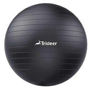 Gymnastikball Trideer Dicker , Anti-Burst Pilates Ball, 45-85 cm sitzball büro Robuster 700kg Maximalbelastbarkeit