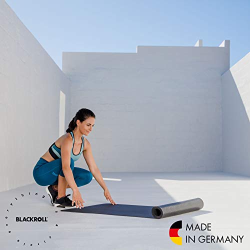 Gymnastikmatte BLACKROLL ® MAT – das Original. in schwarz. Die gedämpfte Matte für Training, Yoga, Pilates