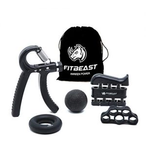 Handtrainer FitBeast zur Kraftsteigerung, Trainingsset – 5er-Pack