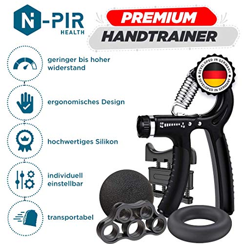 Handtrainer N-PIR Premium 5er Set NEU Hochwertige Verarbeitung