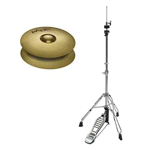 Hi-Hat-Ständer Paiste 101 Brass 14″ Hi-Hat Set MS63 Messing