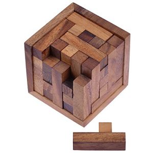 Holzpuzzle LOGOPLAY Packwürfel 125er Cube S – 3D Puzzle