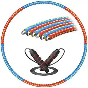 Hula-Hoop-Reifen 1,5 kg YockTec Hoola Hoop Reifen Erwachsene,Hula Hoop Reifen zum abnehmen