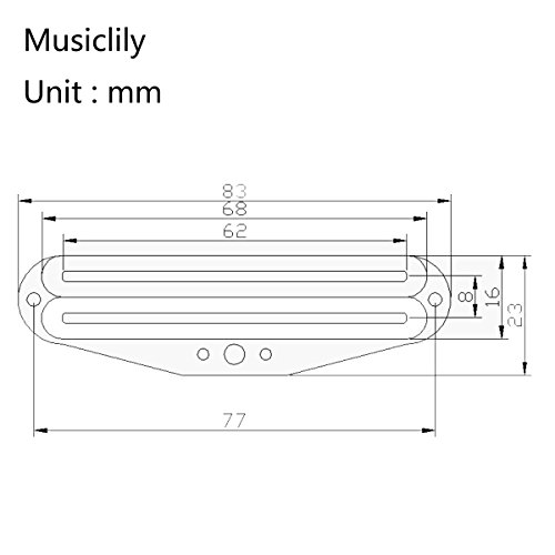 Humbucker Musiclily Hot Rails Strat Tonabnehmer