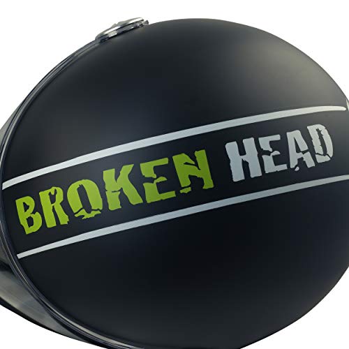 Integralhelm Broken Head Gas Man Motorrad-Helm Mit Schwarzem Visier