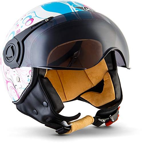 Die beste jethelm moto helmets motoe28084helmets h44 flower Bestsleller kaufen