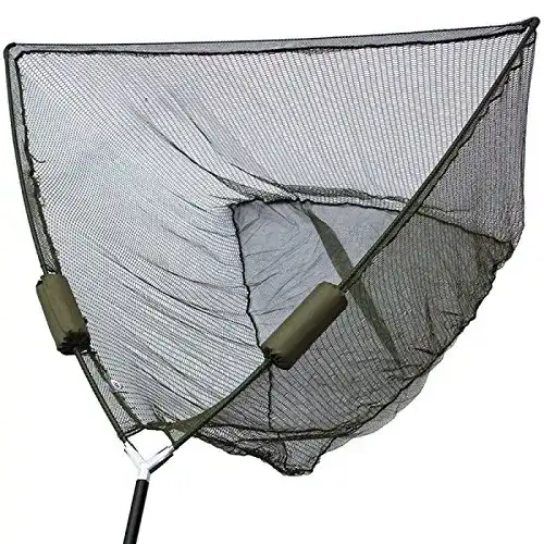 Karpfenkescher ELKO-2000 Kescherkopf 50″ grün mit Auftriebshilfe mit Metallhalter