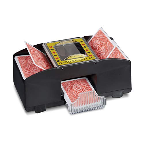 Die beste kartenmischmaschine relaxdays 10020520 2 decks elektrisch Bestsleller kaufen