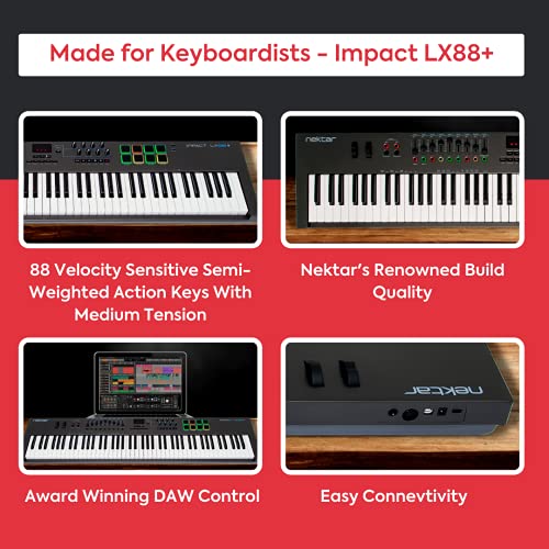 Keyboard (88 Tasten) Nektar Impact LX88 + USB MIDI Keyboard
