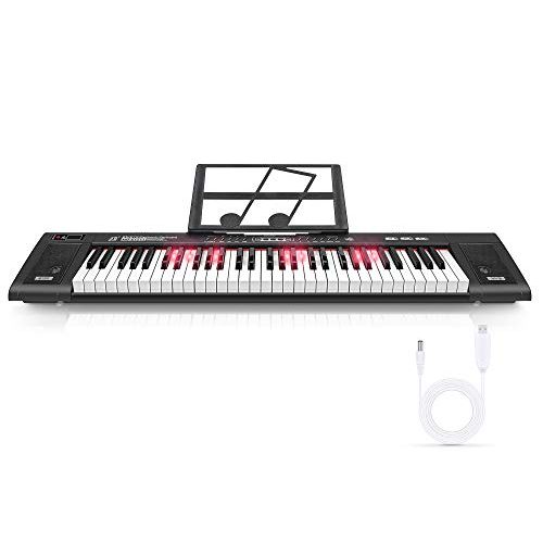 Die beste keyboard mit leuchttasten magicfun tastatur klavier 61 tasten Bestsleller kaufen