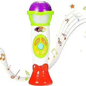 Kinder-Mikrofon ThinkMax Mikrofon Spielzeug, Sprachwechsel