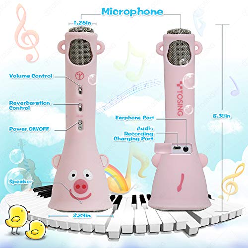 Kinder-Mikrofon TOSING X3 Karaoke-Mikrofon für Kinder