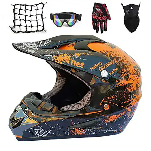 Kinder-Motorradhelm NKFDLY -Motorradhelm, Motorrad Crosshelm