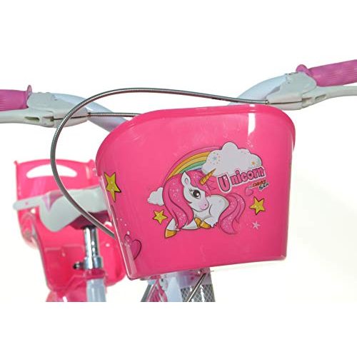 Kinderfahrrad Dinobikes Dino Bikes 164R-UN Fahrrad, Weiß/Pink