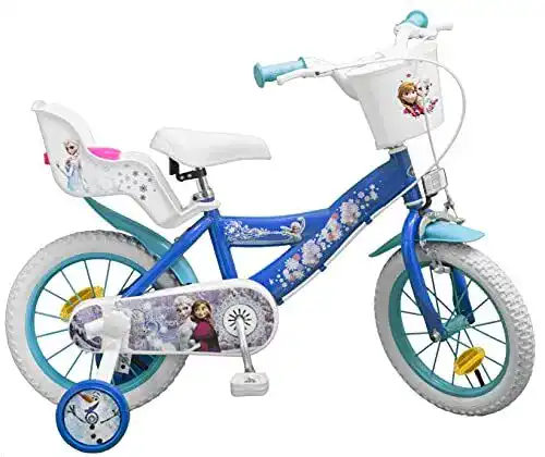 Kinderfahrrad Pik&Roll Girls Frozen 14″, blau