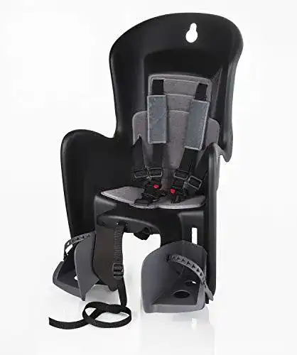 Kinderfahrradsitz Polisport Kinder Poolisport Sitz, schwarz