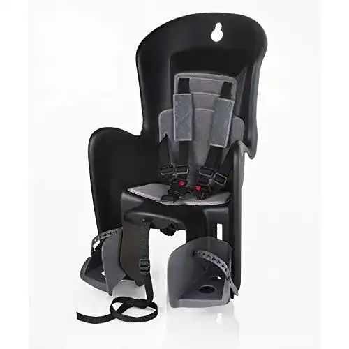 Kinderfahrradsitz Polisport Kinder Poolisport Sitz, schwarz