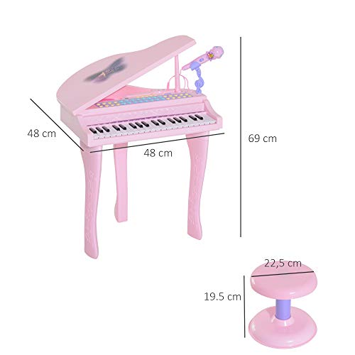 Kinderklavier HOMCOM Kinder Klavier Mini-Klavier Piano Keyboard