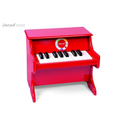 Kinderklavier Janod J07622 – Konfetti Piano, rot