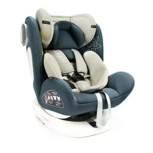 Kindersitz drehbar Daliya Sedion Kinderautositz 0-36KG 360° Grau