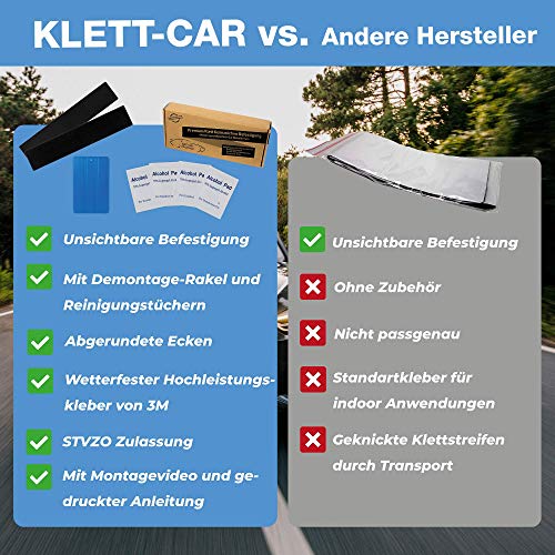Klett-Kennzeichenhalter Klett-Car® 2X