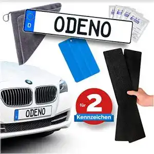 Klett-Kennzeichenhalter