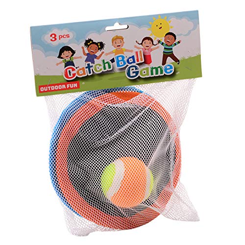 Klettballspiel Smart Planet ® für Kinder Klettballset – 2 Fangscheiben mit Klettband Klettball Spiel Beachball Strandspiel