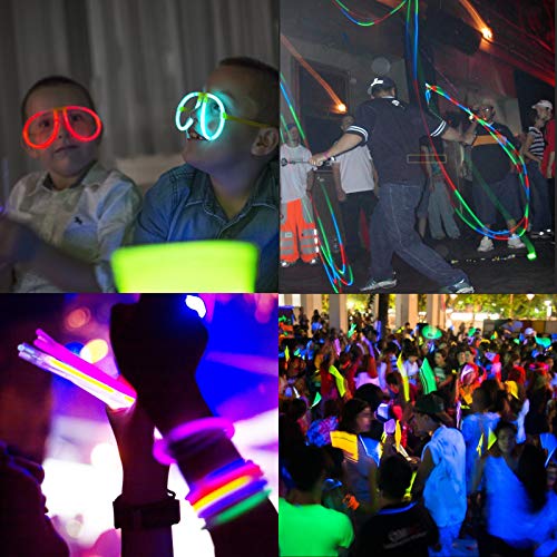 Knicklichter Sinwind Party Set, 330 Stück Farbmix Leuchten