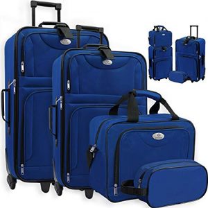 4-piece suitcase set KESSER ® 4-piece trolley suitcase set | Travel suitcase set