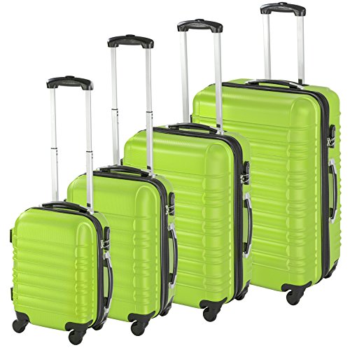 Die beste kofferset 4 teilig tectake 4 teiliges abs hartschalen reisekofferset Bestsleller kaufen