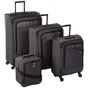 Suitcase set 4 pieces Travelite Derby trolley suitcase, classic, robust