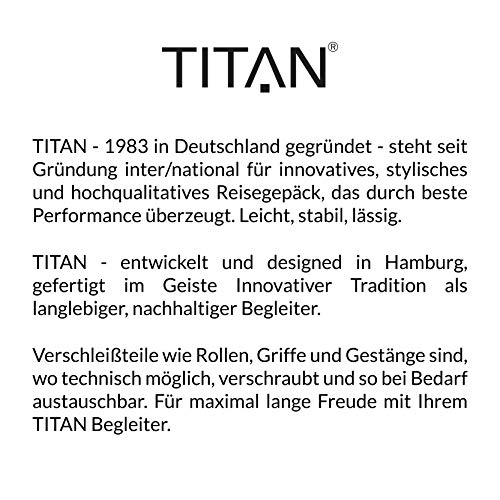 Kofferset TITAN 4-Rad Koffer Set Größen L/M/S mit TSA Schloss