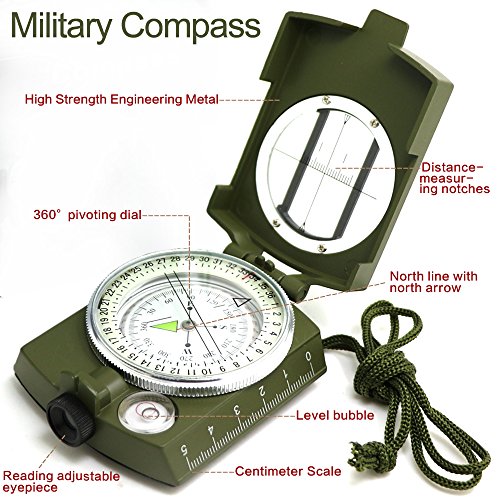 Kompass ydfagak wandern Wasserdicht Wandern Militär Navigation