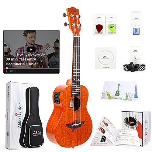 Die beste konzert ukulele aklot elektrisch konzert 23 zoll ukulele mit eq Bestsleller kaufen