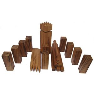 Kubb LOGOPLAY – Wikingerspiel – aus edlem harten Samena Holz
