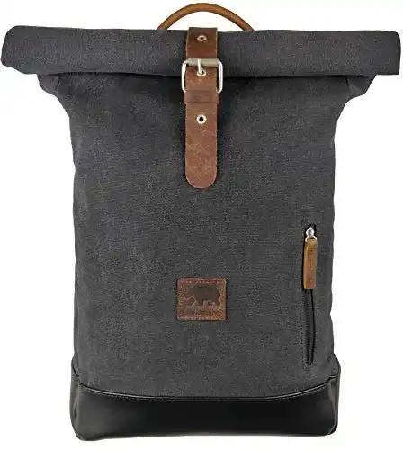 Kurier-Rucksack I’m a Bearliner ® – Rolltop Rucksack Baumwolle