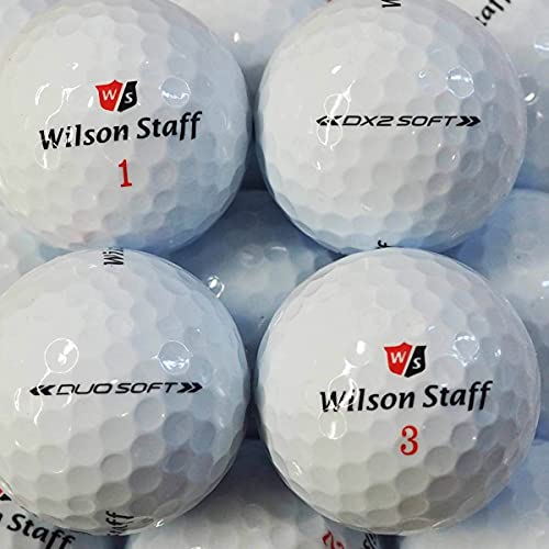 Lakeballs lbc-sports 50 Wilson DX2 / Duo Soft Golfbälle – AAAAA – weiß – – PremiumSelection – gebrauchte Golfbälle