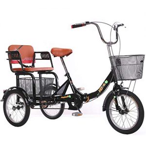 Lastenrad ZFF 3 Rad Dreirad Für Erwachsene Klapprahmen Seniorenrad