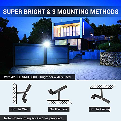 LED-Außenstrahler MustWin 30W LED Strahler mit Bewegungsmelder