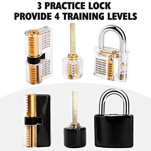 Lockpicking-Set Luxebell Lock Picking, 33 PCs Dietrich Set