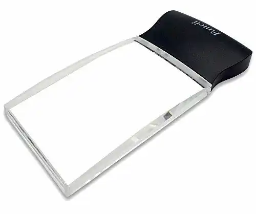 Lupe Fancii FC Optics LED 2X großes rechteckiges Lese Hand