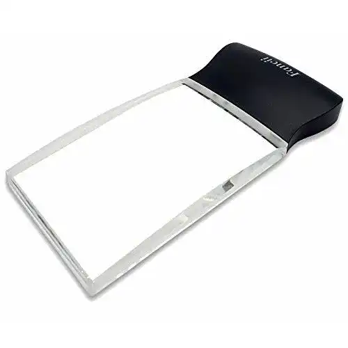 Lupe Fancii FC Optics LED 2X großes rechteckiges Lese Hand