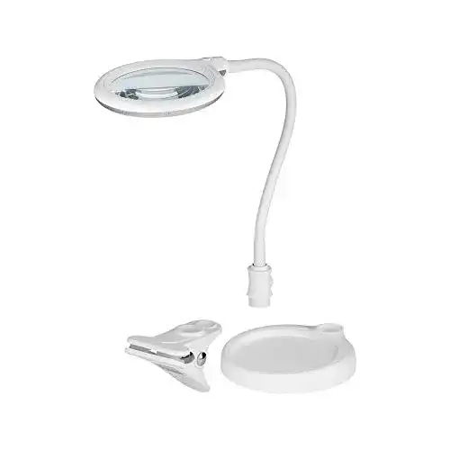 Lupenleuchte goobay 44872 LED – Lupenlampe mit Standfuß