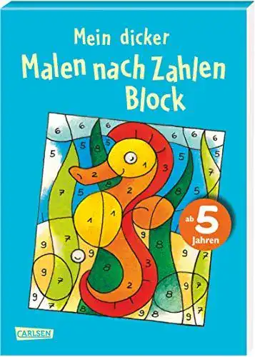 Malen nach Zahlen Carlsen Verlag GmbH Mein dicker “” Block