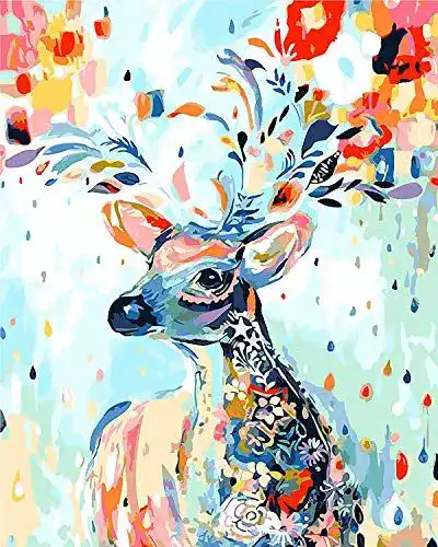 Malen nach Zahlen Erwachsene XINRANFF , DIY Handgemalt