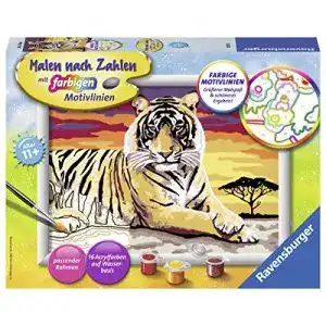 Malen nach Zahlen Ravensburger 28553 – Majestätischer Tiger