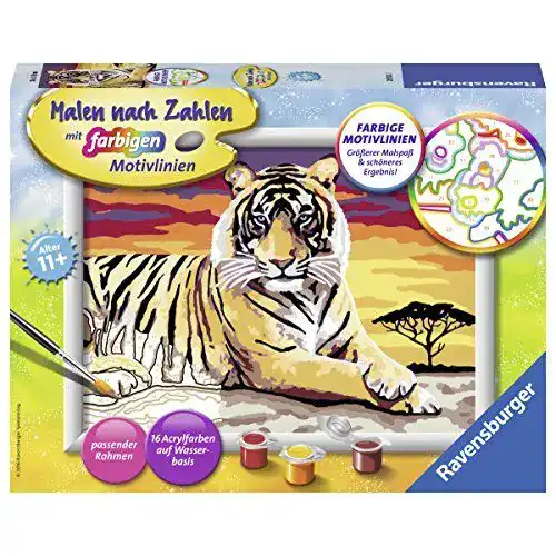 Malen nach Zahlen Ravensburger 28553 – Majestätischer Tiger
