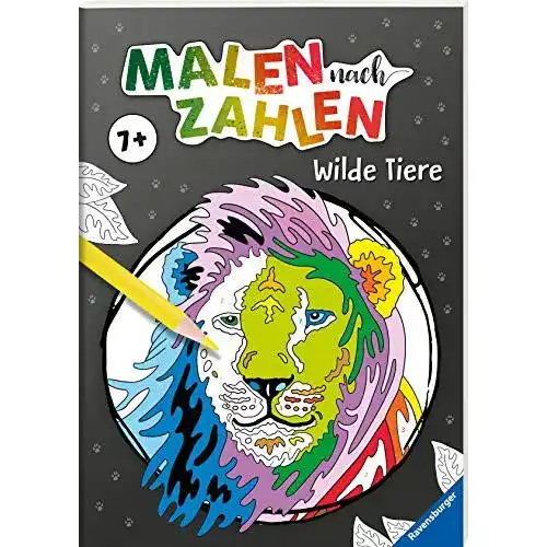 Malen nach Zahlen Ravensburger Verlag ab 7: Wilde Tiere