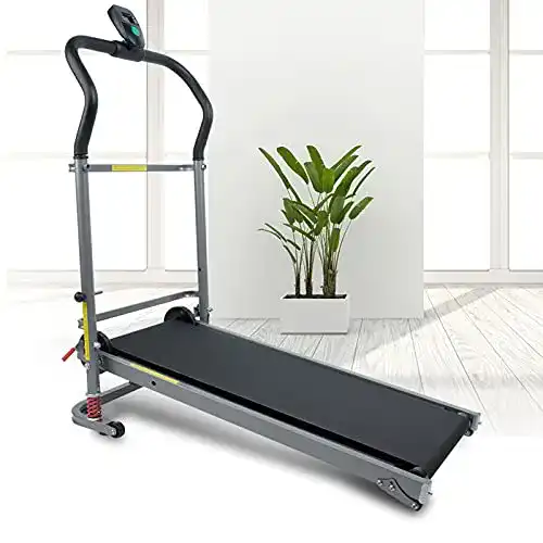 Mechanisches Laufband AYNEFY Fitness Laufband,Klappbar