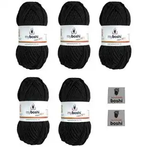 Merinowolle myboshi No. 1, Merino-Wolle Mix im 5er Set